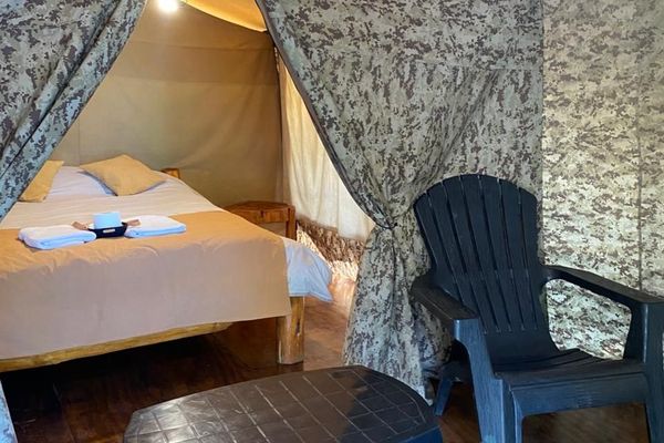 Carpa Glamping para dos personas 