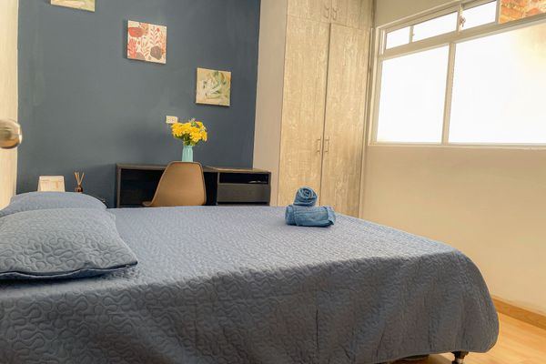 Habitación doble, con baño privado