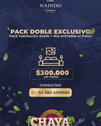 Promoción Especial : Alojamiento  + Fiesta Nacional de La Chaya