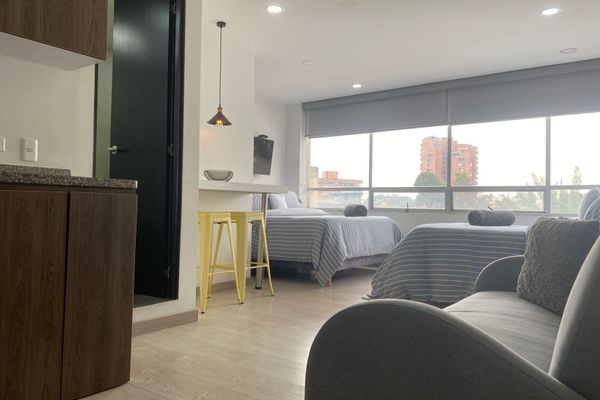 Apartaestudio 602 Familiar-Excelente Vista para 6 personas