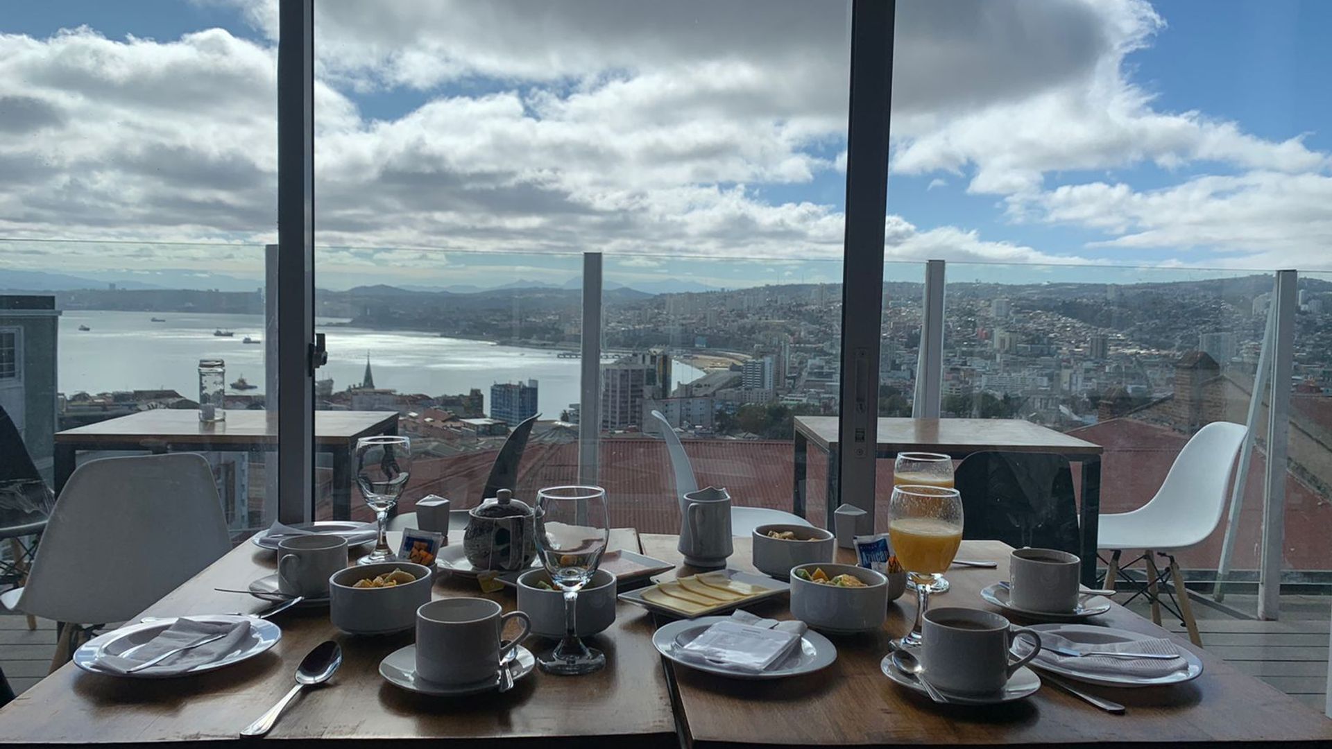 Desayuno con vista