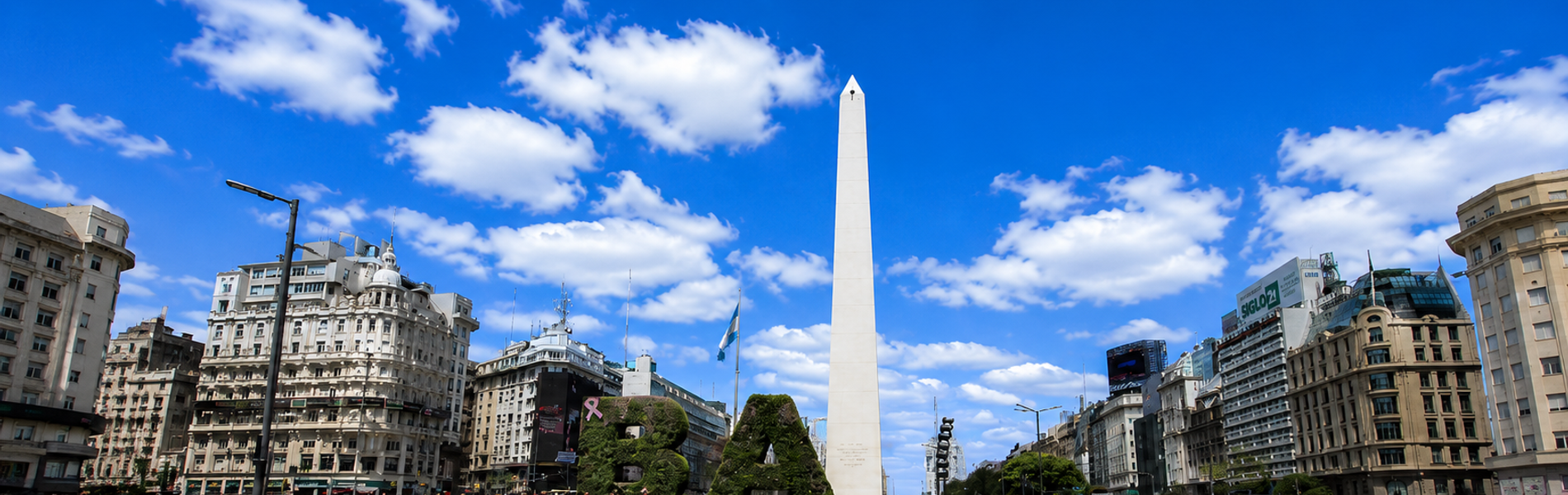 En pleno centro de Buenos Aires.