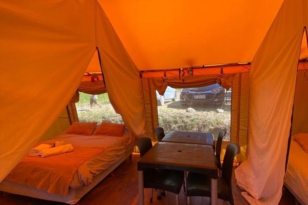 Carpa Glamping para 4 personas