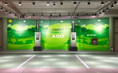 PullmanCityCenterRosario - Terminal de carga eléctrica para autos