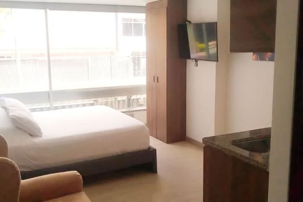 Aparta estudio 101- Panorámica Baja para 2 personas