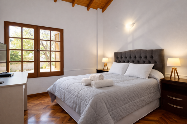 Habitación Doble con baño exterior privado