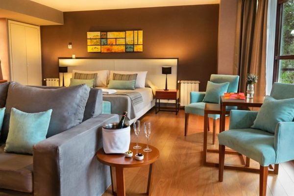 Suite Deluxe con Vistas al Lago y Balcón