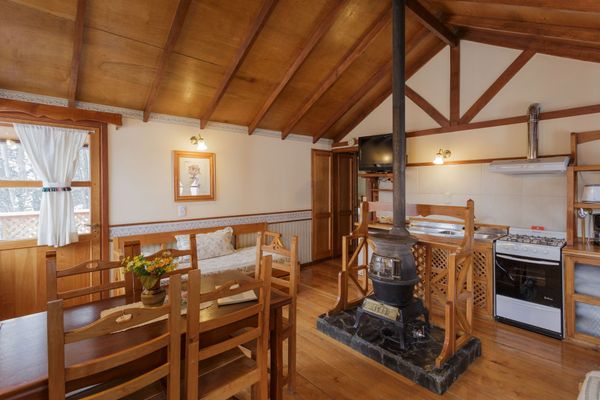 Estar-Comedor-Cocina de cabaña 2 dormitorios std
