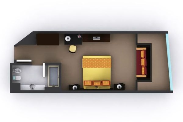 Standar con Cama Matrimonial y Sofá Bed