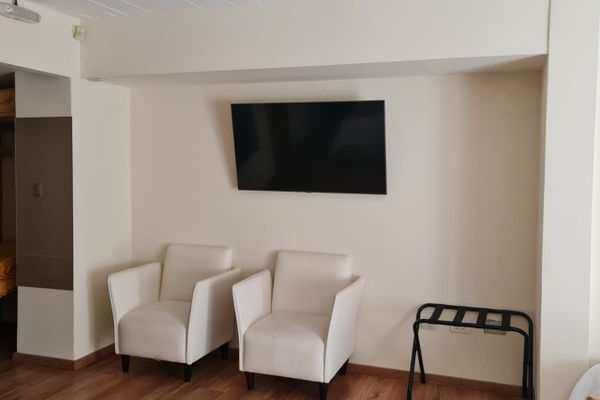 Suite apart planta baja para tres personas en mar azul
