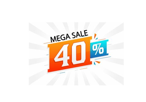 40% OFF MEGASALE