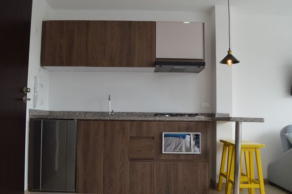 Apartaestudio Superior 601-Excelente vista para 6 personas