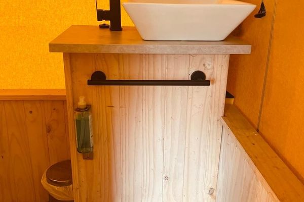 Glamping boutique cama grande