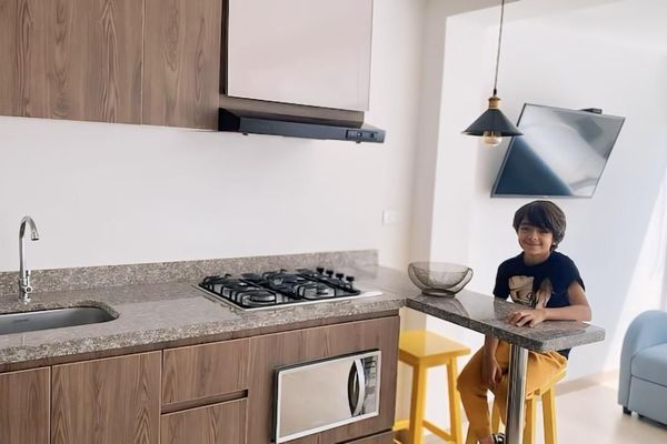 Apartaestudio Superior 601-Excelente vista para 6 personas