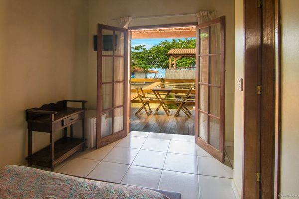 Quarto de Casal Delux, com vista para a praia