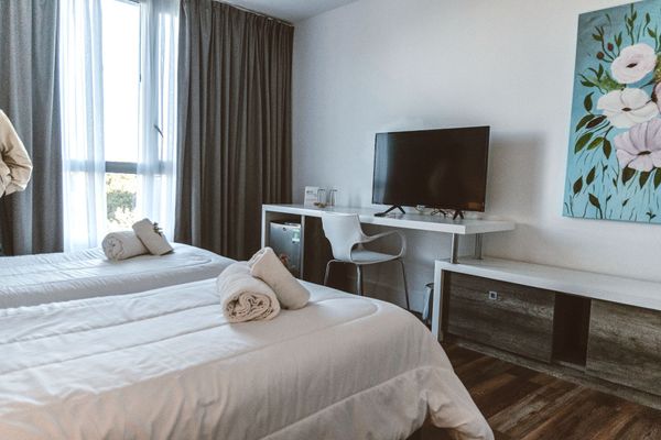 Habitación de Hotel con Vista a las Sierras