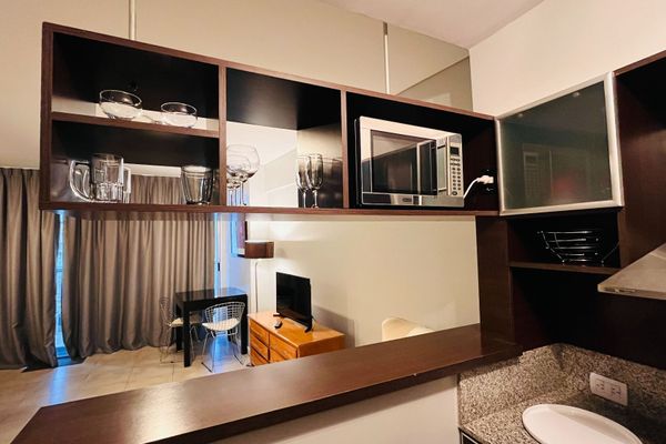 Monoambiente con piscina y gym en Palermo [Sta Fe 3]