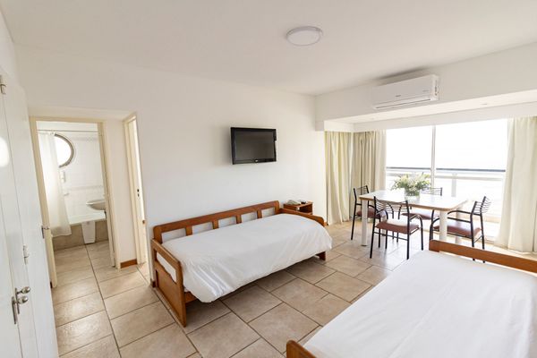Departamento de 2 ambientes standard con vista al mar